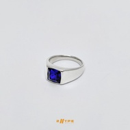 2HYPE Blue Stone Signet Ring
