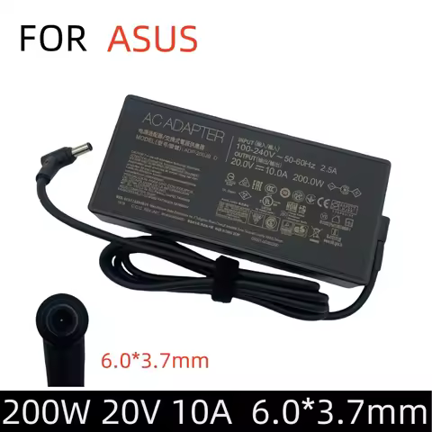 200W 20V 10A ADP-200JB D Charger For Asus ROG Zephyrus G15 GA503RM TUF Dash F15 FX516PR TUF Gaming A
