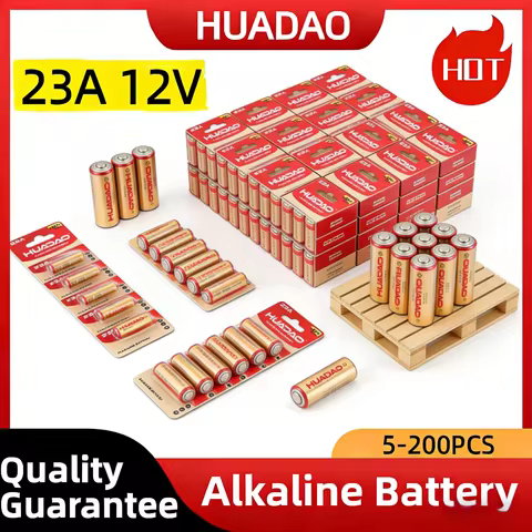 23A 12V Batterie for Doorbell Remote Control Toys L1028 21/23 A23 E23A K23A V23GA GP23A RV08 LRV08 2