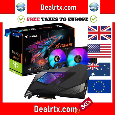 AORUS GeForce RTX 3090 XTREME WATERFORCE 24G graphics card