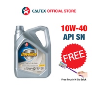 Caltex Havoline Synthetic Blend Engine Oil SAE 10W40 (4 liters) FREE TNG STICK