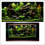 3d Glue Decal Painting, Aquarium Fish Tank Sticker Painting, Arowana Fish Tank