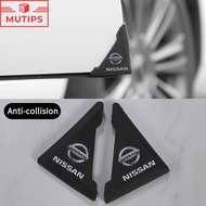 Nissan 2Pcs Anti-scratch Car Door Corner PVC Stickers For Almera Sentra n16 Serena Grand Livina Nava