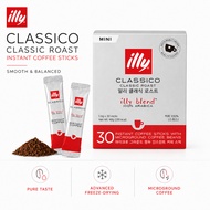 llly Classico Classic Roast Regular Instant Coffee Sticks 1.6g × 30 with Microground 100% Arabica Co