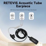 Retevis EAK009 Noise-Canceling 2-Wire Kenwood 2Pin Covert Acoustic Tube Earpiece
