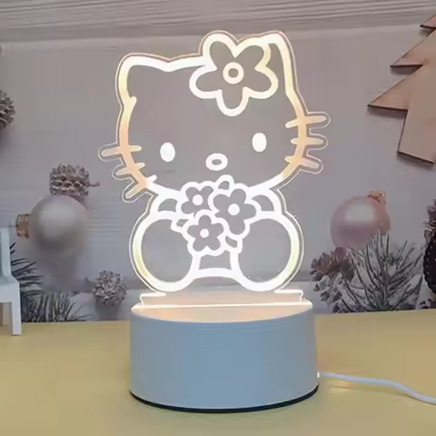 New Hello Kitty KEROKERO KEROPPI My melody Creative Cartoon Bedside Night Light Atmosphere Light Kaw