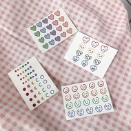 Personality Durable Waterproof Tattoo Stickers Simple Stickers Geometric Emoji Tattoo Stickers