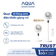 Quạt đứng Aqua ED1823T quạt AI điều khiển giọng nói có khay tinh dầu hẹn giờ 12 tiếng