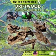 TIPTOP Premium Aquarium Landscaping Driftwood Aquascape Fish Tank Decoration Drift Wood Kayu Hiasan