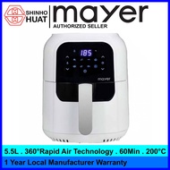 Mayer 5.5L Digital Air Fryer MMAF505D (White)