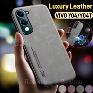VIVOY04 2025 Casing For VIVO Y04 Y04t Y04s Y04a Y 04 VivoY04 s t 4G 5G Fashion Leather Magnetic Car 