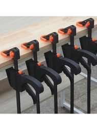 4英寸f型鉗,木工鉗,強效快速棘輪釋放速度擠壓夾,木工作業diy家用手工具