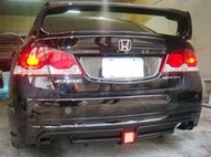 ☆HH西岸國際☆HONDA CIVIC8 K12 喜美八代 RR 雙邊單出 後下巴 PP塑膠