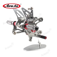 Arashi V1.0 CNC Adjustable Rearset Footrest For KAWASAKI Ninja ZX-10R ZX1000 ABS KRT 2024 2025 ZX10R