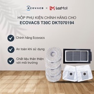 Hộp phụ kiện chính hãng cho Ecovacs T30C DKT070194 | Bộ lọc | Túi rác | Giẻ lau