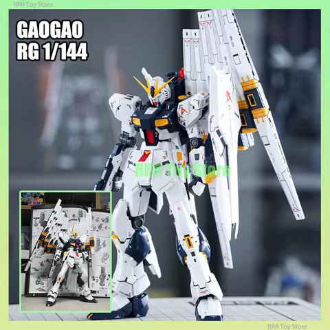 In Stock GAOGAO RG 1/144 V Nu Assembly Model Kit RX-93 With Double Fin Funnel Action Figures Robot P