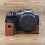Suitable for Canon Eos R7 Half Case Camera Base Leather Case EOS r7 Simple Protective Case