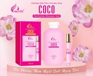 Sữa tắm coco hương nước hoa Charme 500ml tặng kèm nước hoa 10ml