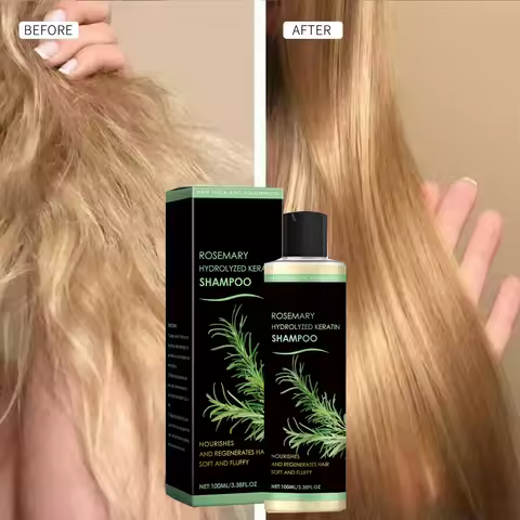 Organic Rosemary Shampoo for Hair Growth Natural Thickening & Strengthening Shampoo with Hydrolyzed 