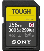 【SONY 索尼】SDXC U3 256GB 超高速防水記憶卡 SF-G256T(公司貨)