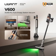Uwant V500 / V600 Auto Empty Station Vacuum Cleaner | 31kPa Powerful Suction | Dust Tank Scraper | L