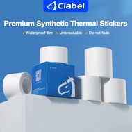 CLABEL ANTI-DAMAGE Label Sticker, Waterproof, Oil, & Rub Resistant - Sharp, Durable Printing Results