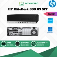 PC i3/i5/i7 HP EliteDesk 800 G3 SFF Intel Core (7th Gen) / 8GB RAM / 240GB SSD / Win 11 Pro (Refurbi