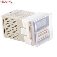 WGLAWL Time Relay, DH48S-2Z LCD Display Digital Time Relay, Precision Timing 0.01S-9999H 24VAC/DC Ti