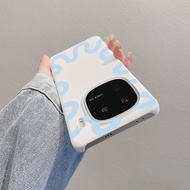 เคสโทรศัพท์พลาสติกโปร่งใสแบบครึ่งหน้าพร้อมรูใหญ่สำหรับ Iqoo13 Iqoo12pro Iqoo11s IqooZ9turbo Iqoo10 I