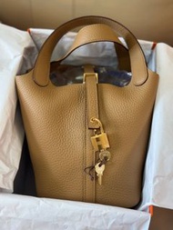 (sold)Hermes  picotin 18 biscuit 餅乾色 ghw 金扣