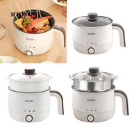 [Htong] Electric Hot Pot Portable Cooker Mini Ramen Soup Noodles Nonstick Multifunctional Pot with C