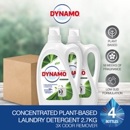 DYNAMO Plant Based Laundry Liquid Detergent 2.5kg/2.7kg x 4 Bottles