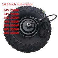 fyjh14.5 inch Wheel 24V 36V 48V 350W 500W high torque 40 N.M Electric Wheelbarrow Hub Motor All Terrain Off Road Rough Tyre