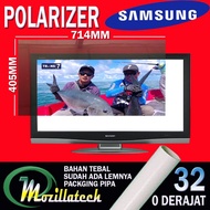 ($) Polarizer tv lcd samsung plastik polaris tv lcd samsung