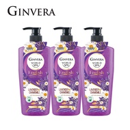 GINVERA World Spa English Shower Scrub Lavender &amp; Chamomile 750ml x3 [Body Wash]