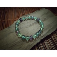 Flourite Quartz Crystal Stone Bracelet 4A 8mmnatural F150