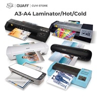 QUAFF Hot/Cold Laminator A3/A4/A6 Size Photo Laminate | Timetable Laminate with Paper Cutter