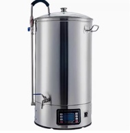 System 9.2 Gal/35 L Brewing Pot Auto/Manual Mode 100-1800W Power 25-100 Temp 1-180 min Timer Recipe 