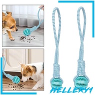 [Hellery1] Rope And Toy Dog Toy Dog Tough Rope Toy Indoor Outdoor Tug of War Toy Rubber Ball for Small Medium Dog Training