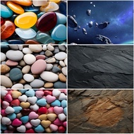 HD external aquarium stickers, fish tank waterproof background stickers, aquarium 3D stone wallpaper