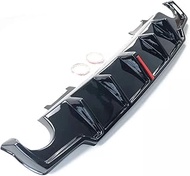 Compatible for Lexus IS250 IS300 IS350 2006-2012 Rear Bumper Diffuser With Light Tail Lip Spoiler Sp