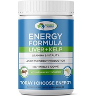 GRASSLAND NUTRITION Grass Fed Beef Liver with Wild Harvested Kelp 100% Organically/Halal Sourced 2-i