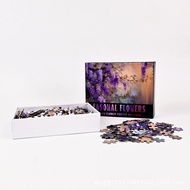 Flower 5 Pieces Paper Flat Puzzle FSC Thickened Environmentally Friendly Paper Puzzle Event Group Bu