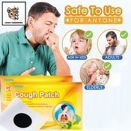 6pcs Bundle (1Boxes) Herbal Organic Cough Relief Patch Sticker Anti-Cough Congestion First Aid Remedy Sore Throat Asthma Natural Medicine for Kids, Adults