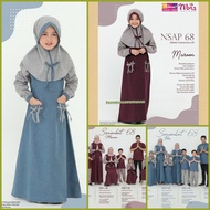 NEW/GAMIS ANAK NIBRAS TERBARU/GAMIS NIBRAS NSAP 68 SIZE 3 5