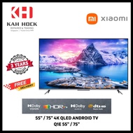 XIAOMI TV: Q1E 55" / Q1 75" / Q2 55" / Q2 65" | QLED 4K | 60Hz MEMC | ANDROID SMART TV - 3 YEARS WAR