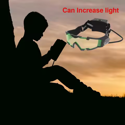 Night Vision Goggles Night Vision Glasses Multi-Function Night Mission Goggles Light Up Green Goggle