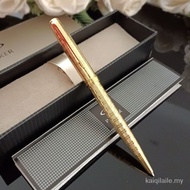 【In stock】Buy1 Free1Parker Refill+Gift BoxParker Pen Parker Rollerball  Pen  Ballpoint Pen Business Pure Metal Pen Office Student Writing Rotating Core Signature 0.7MM Pen Gift Pen