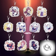 Undertale Sans Flowey Papyrus Asriel Cartoon Keychain