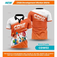 【READY STOCK】CDW Shirt Sublimation Print T-shirt | POLO Shirt